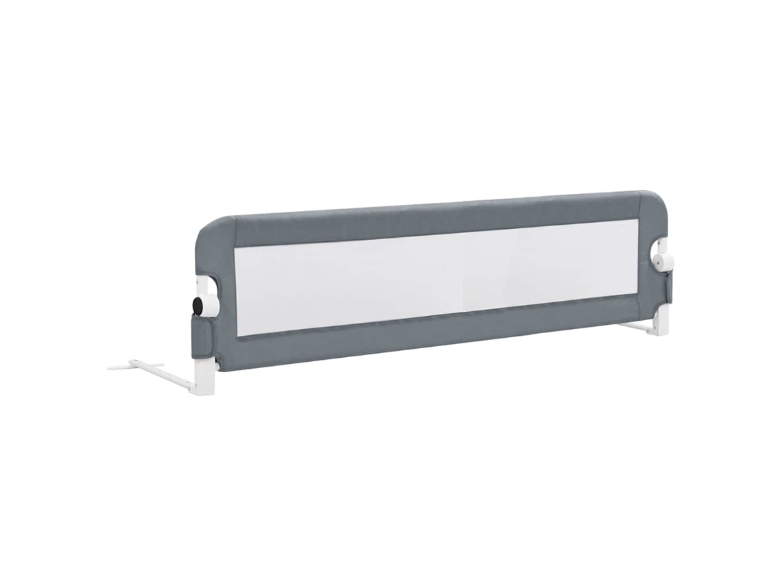 Bed Rail, Bed Rails Vidaxl Cinzeto Tecido (150 X 42 Cm)