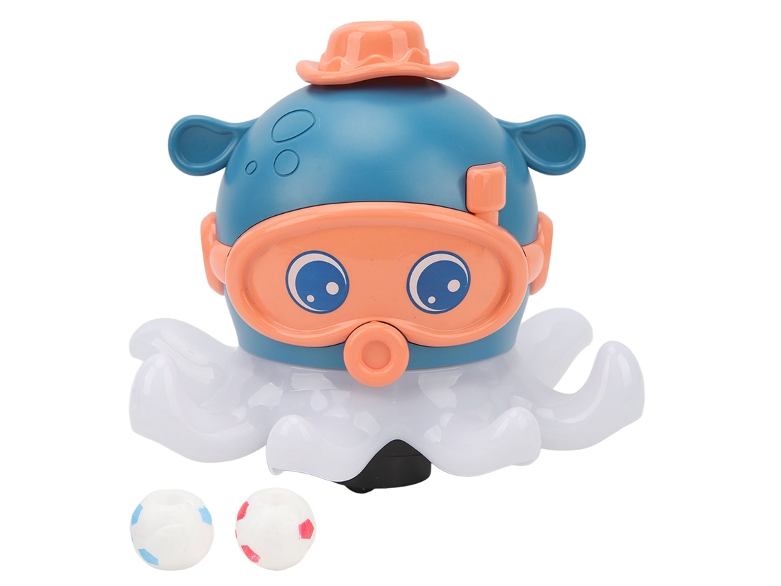 Mali brinquedo de Água Elétrico Polvo com Luz e Música Bola Flutuante para Meninos Azul