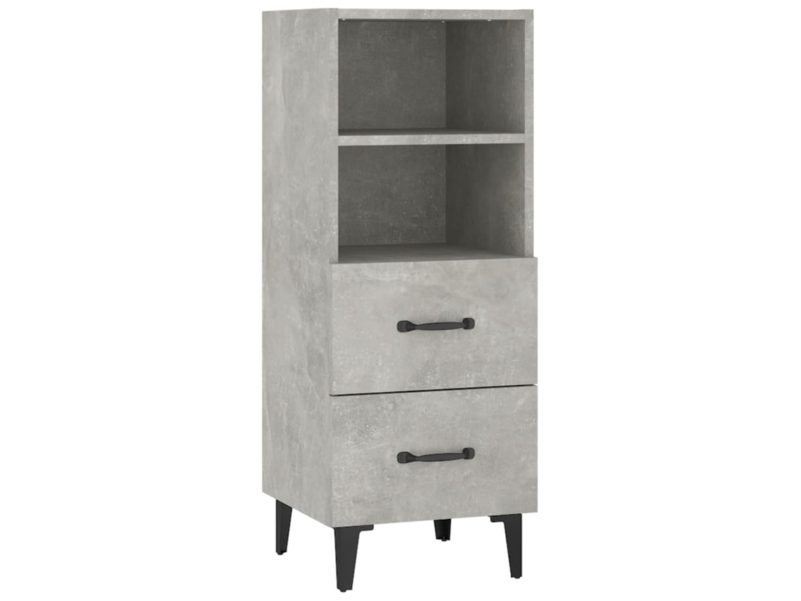 Aparador Cinza Cimento MAISON EXCLUSIVE 34,5x34x90 cm em Madeira Processada