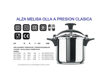 Alza melisa olla expres tradicional clasica   4 litros 0017004