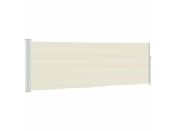 Maison Exclusive - Toldo Lateral Retrátil Para Pátio 100x314 Cm Creme