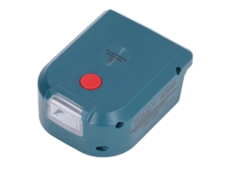 Adaptador Bateria Ferramentas 14.4 18v com 2 Usb Led