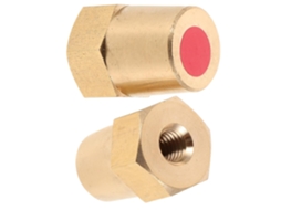 Adaptador De Terminal De Bateria Em Latão Com Rosca Interna De 8 Mm