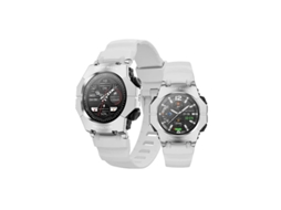 Smartwatch Business Para Homens Display Amoled De 1.19 À Prova Dágua 5atm Relógio Fitness Branco Bestvite