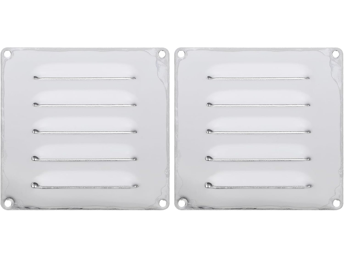 Ventilação Externa De Aço Inoxidável Em Duas Peças Para Lareira E Churrasqueira.