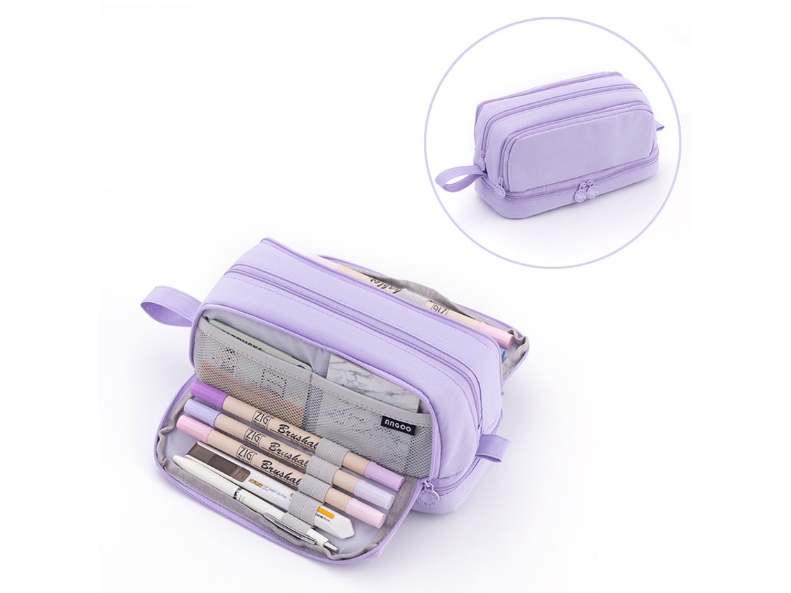 Estojo para Lápis, Grande, Roxo AQUAFORGE