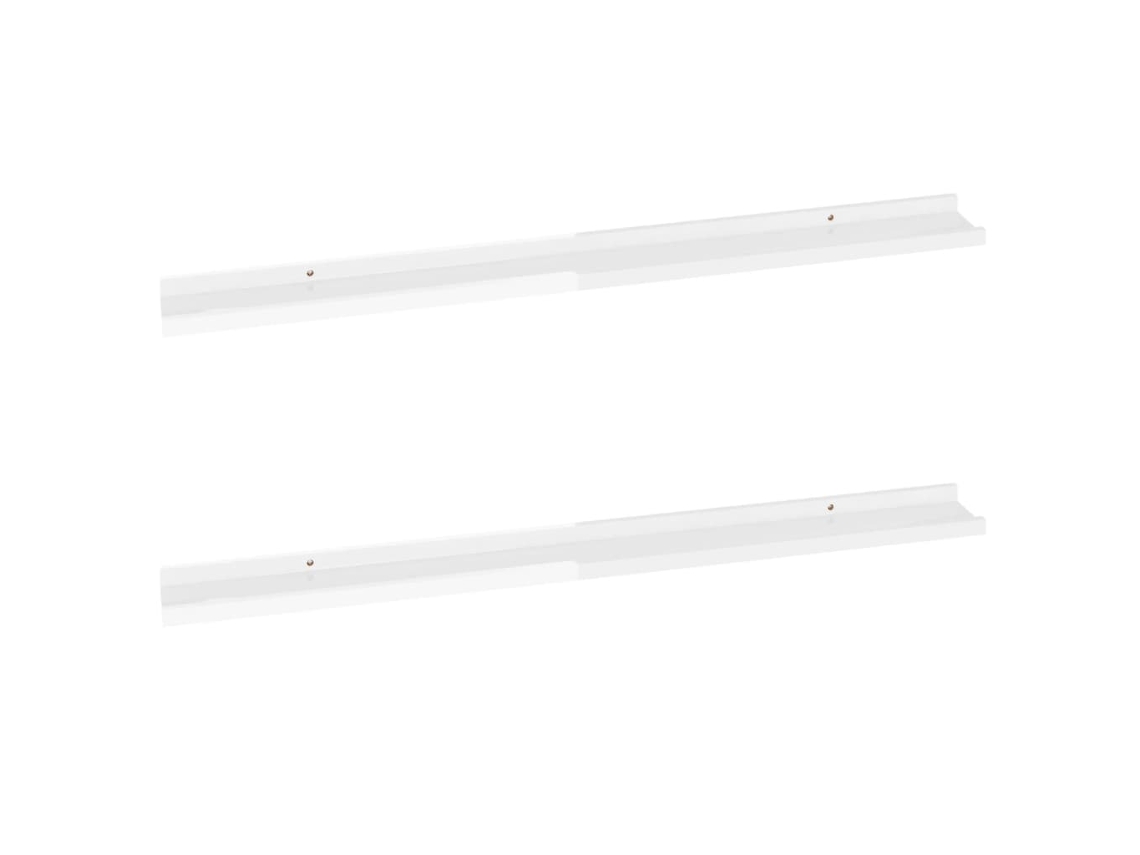 Wall Shelf, Wall Shelves Vidaxl Branco Mdf (100 X 9 X 3 Cm)