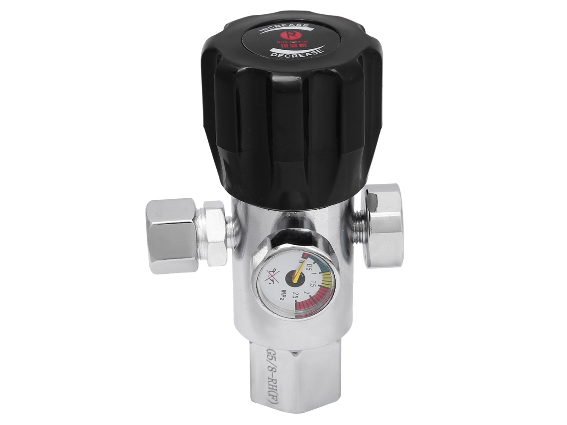 Redutor De Pressão De Oxigénio Laxiscreed Com Medidor De Fluxo E Deteção De Pressão G5/8 - Rh(f)