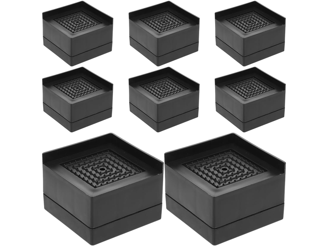 Conjunto de 8 Pés Antiderrapantes para Móveis, Sofás e Camas. GOKOCO