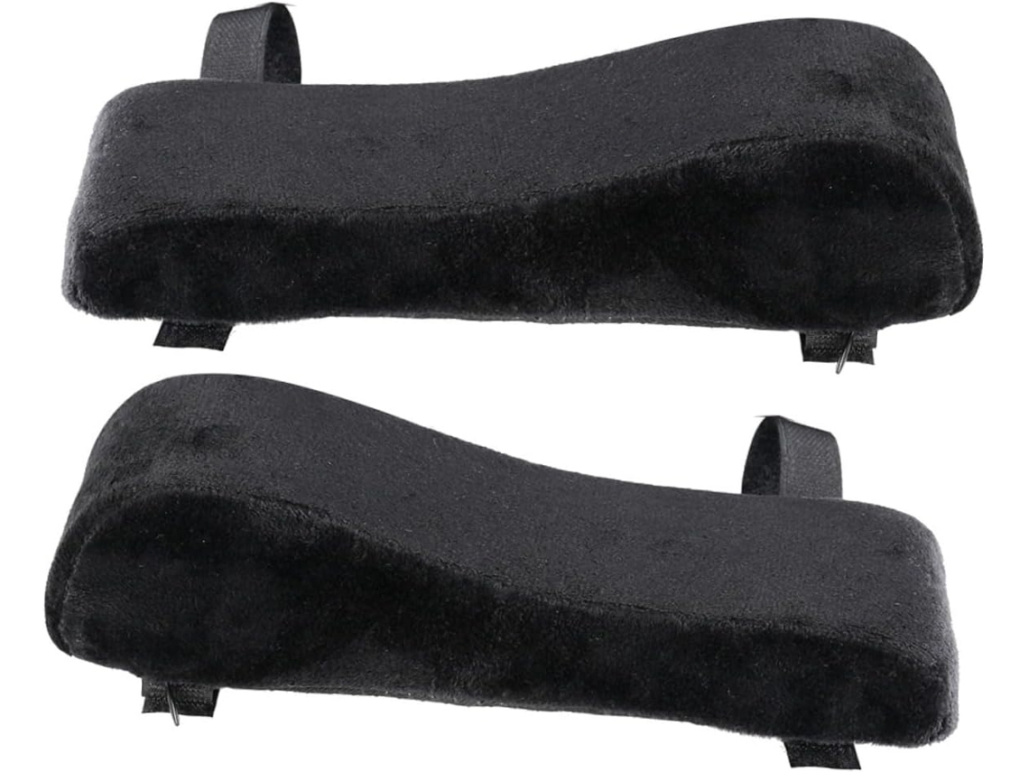 Capa Ergonômica Preta De Esponja Viscoelástica Para Apoio Braço Com Almofada Poliéster Suporte Do Cotovelo E No