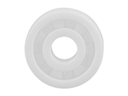 Rolamento De Esfera Cerâmica Zro2 Miniatura 628 Branco 8x24x8mm Para Ambientes Adversos