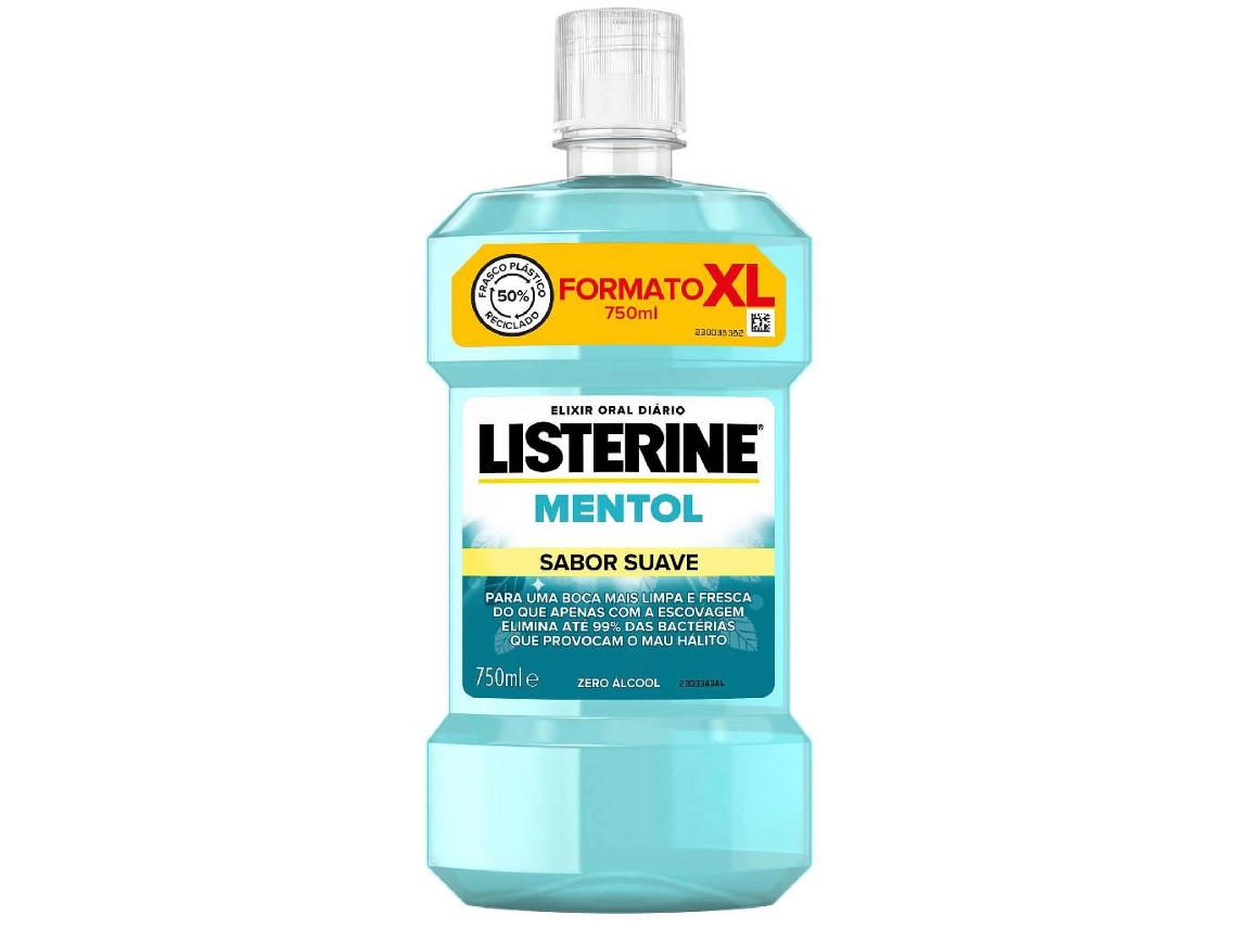Elixir Bucal Suave Mentol LISTERINE emb. 750 ml