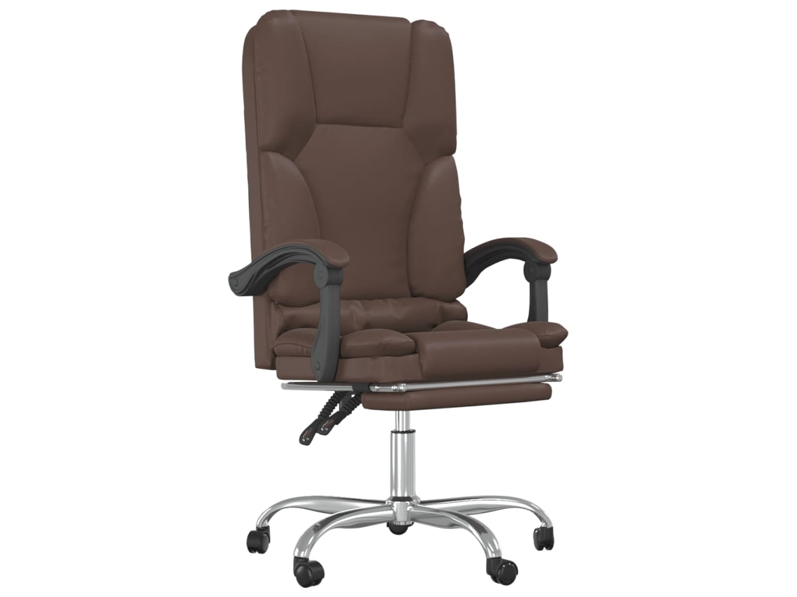 Massage Office Chair, Massage Office Chairs Vidaxl Marrom Couro Artificial (n/a)