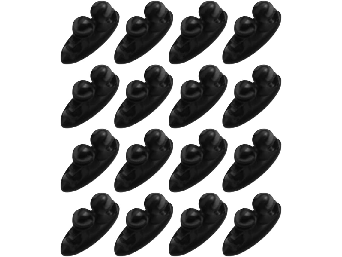 Conjunto de 16 Presilhas Autoadesivas Multiuso para Cabos, Ideais para Carro e Organização. SFUSHOS