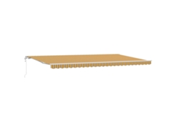 Toldo Retrátil Amarelo / Cinza / Branco Vidaxl Multicolor (600x350 Cm)