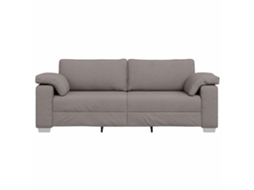 Sofá de Relaxamento HARLANV1 com tecido cinzento acastanhado (219x80x82cm)