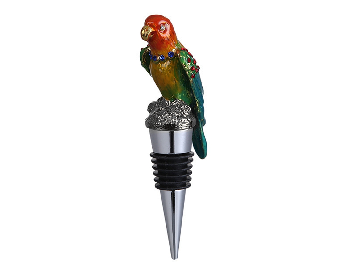 Ferramenta Tucano Vinho Tinto Cortiça-Papagaio Prata Rolha de Garrafa Aço Inoxidável Reutilizável Bebida Topper para Presentes a UISAVE