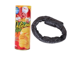 Ats juguete Truco Mágico de Papa Fritas Serpiente de Resorte para Bromas Decoración de Fiesta Halloween