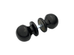 Conjunto de 50 Puxadores para Móveis Bola Abs com 29mm vermelho brilhante