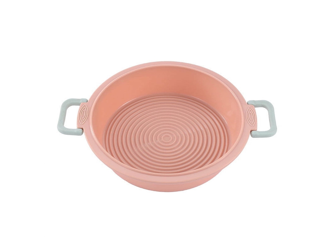 Forma De Bolo Redonda Para Fritadeira De Ar - Tabuleiro Antiaderente Resistente Ao Calor Para Air Fryer
