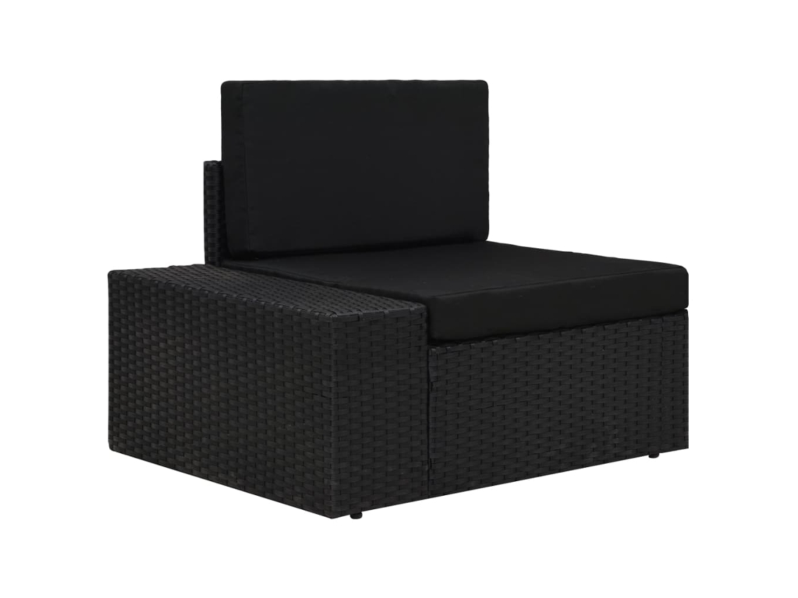 Corner Sofa, Corner Sofas Vidaxl Preto Rattan / Vime (n/a)