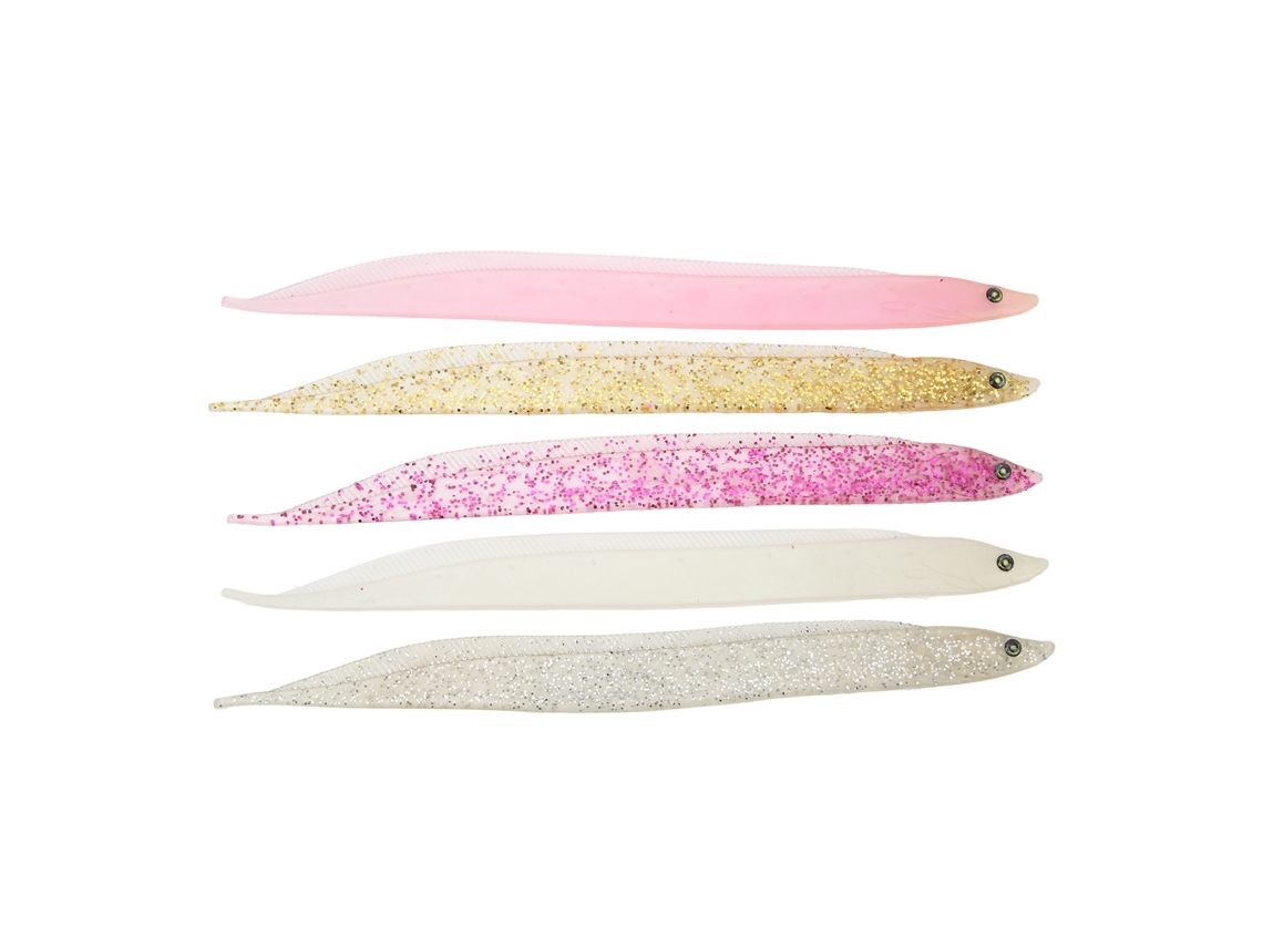 Isca Biótica Peixe 28cm 5-pack Para Pesca Marítima