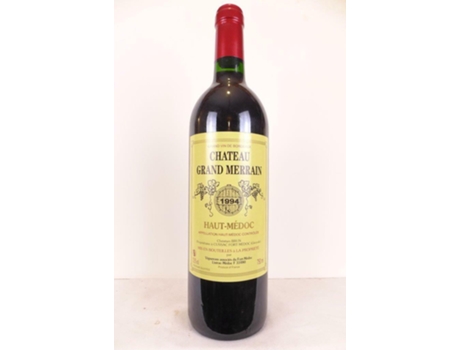 Vinho Tinto CHÂTEAU GRAND MERRAIN 1994 (75 cl - 1 unidade)