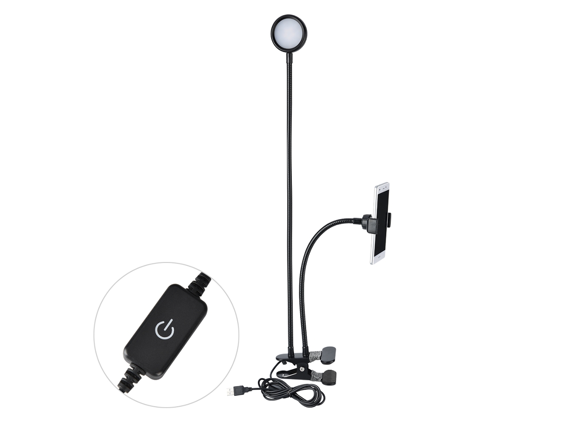 Suporte de Transmissão Ao Vivo com Luz de Preenchimento LAXISCREED