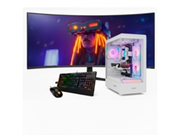 Desktop Gaming Intel I7 14700kf / 9070 / 32gb Ram / 1tb Ssd / Windows 11 Pro / Monitor Curvo 34” Qhd 165hz / Signal Blanco