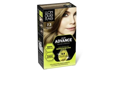 Coloração Permanente Llongueras Color Advance (nº 7,3-rubio Medio Dorado)