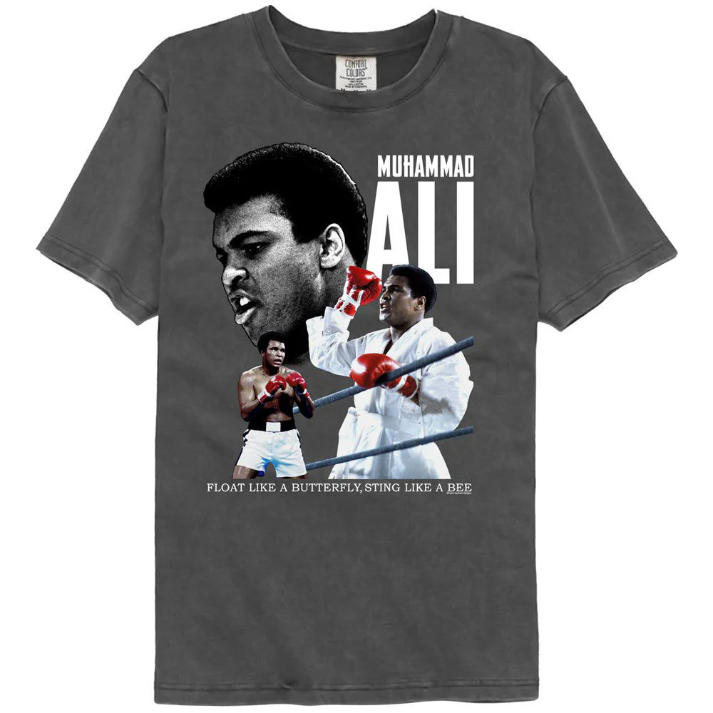 Rockinstone Muhammad Ali Muhammad Ali Float Like Comfort Color T-shirt（xxxl）