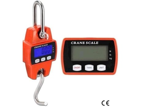 Balança de Guindaste ONEFULL LCD Digital Laranja (Capacidade: 300 kg)