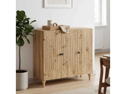 Vidaxl Buffet Carvalho Arttisan 89 X 34,5 X 80 Cm Derivados De Madeira
