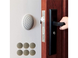 Protector De Parede Para Manijas De Porta (6 Pacotes, Cinza), Parachoque De Borracha Autoadesivo Para Portas, Cadeiras, Geladeiras, Armários