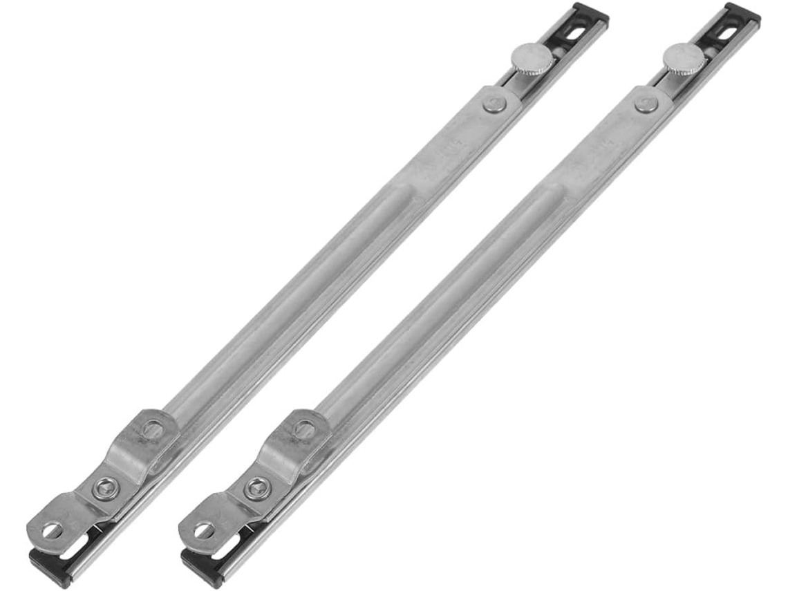 Anneome Conjunto De 2-barras Limitadoras Janela Extensíveis Com 13, 5-ranhuras, 25, 4cm 10-polegadas, Aço 304, Sem