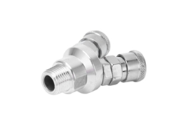 Laxiscreed Conector 2 Vias Giratório Em Aço Carbono Cromado Para Instalações Elétricas