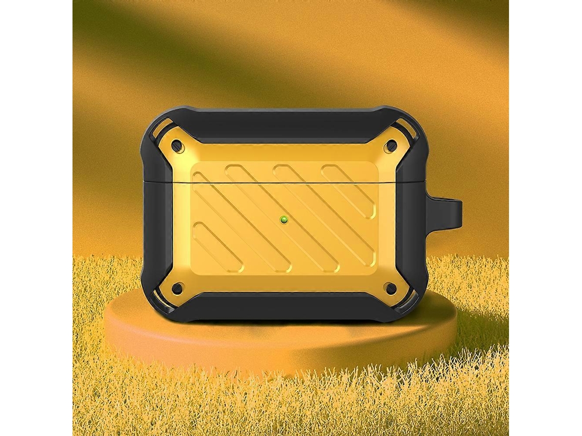 Capa protetora de silicone resistente a impactos com estampa Abelha para fones de ouvido sem fio AirPods Pro GIECY (azul)