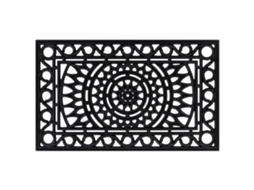Door Mat, Door Mats Vidaxl Preto Borracha