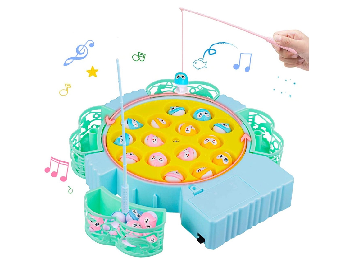 Brinquedos De Pesca Automática Para Crianças Com Tabuleiros Giratórios E Música Brinquedos De Aprendizagem Precoce