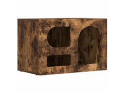 Gabinete para Tv Carvalho Defumado 60 X 35 X 40 Cm MAISON EXCLUSIVE
