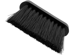 Escova De Limpeza Para Lareira Soimiss Em Miniatura Com Pá Lixo, Em Plástico Preto, Estilo Rústico Europeu, Ideal Para