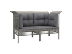 Garden Corner Sofa, Garden Corner Sofas Vidaxl Cinzeto Rattan / Vime (n/a)