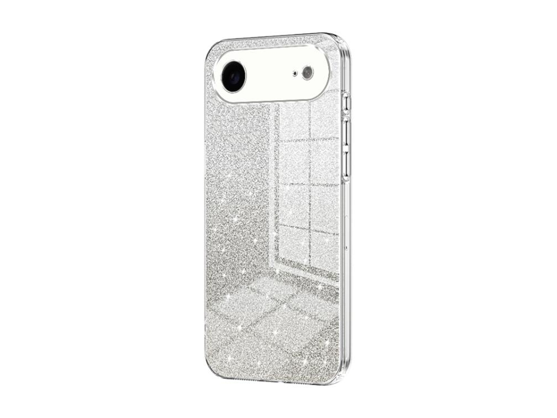 Capa Para Iphone Air - Glitter Degradê - Acabamento Eletroplaqueado