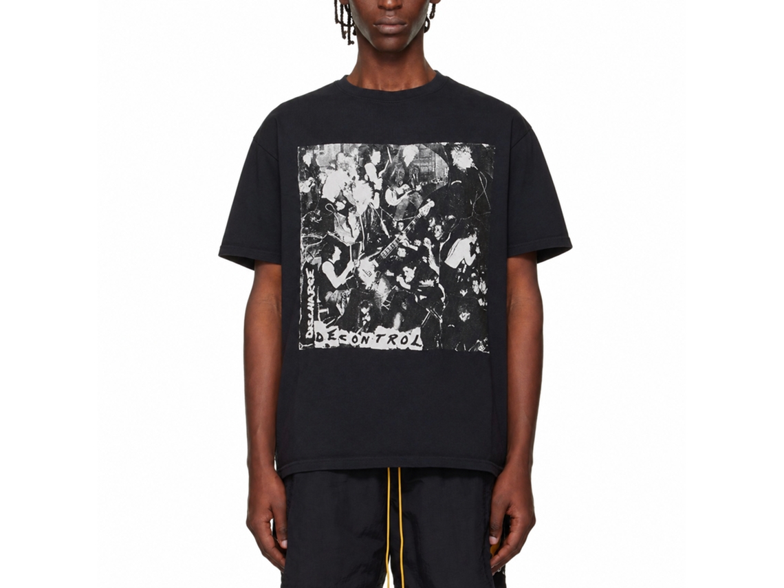Discharge Decontrol T-shirt Unisex Adults Size:l