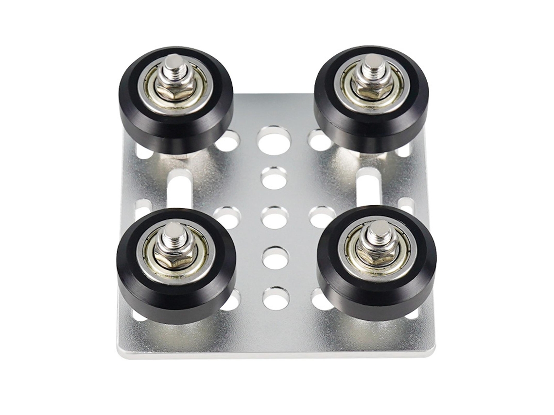 Conjunto De Placa De Pórtico V Pequena Roda Em V Com Placa Para Peças De Impressora Cnc E 3d