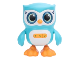Mali brinquedo de Coruja Elétrica Inteligente Dançante Cantando Educativo para Bebês Azul