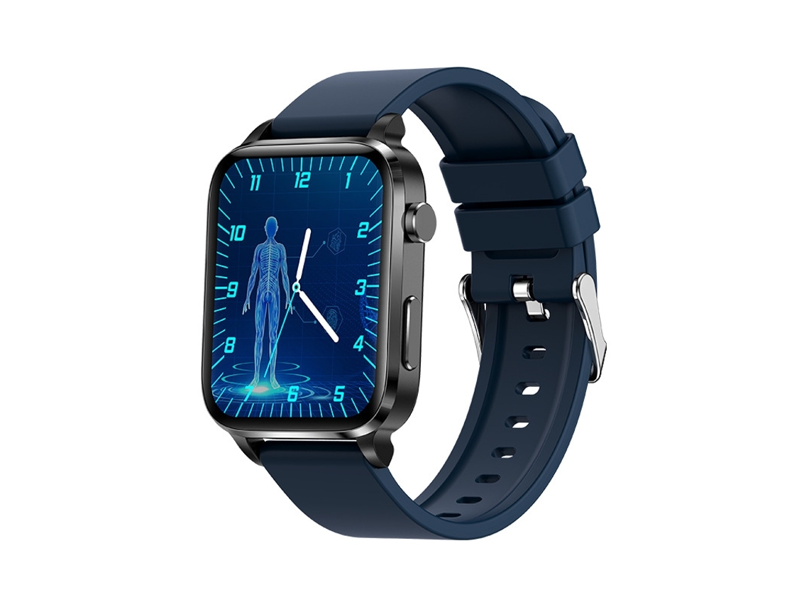 Smart Watch Ecg Monitoramento Azul