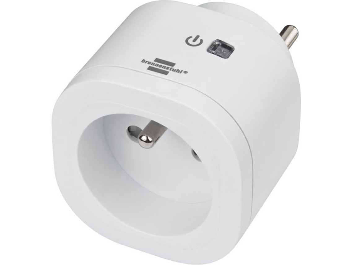 Tomada Wifi Brennenstuhl (aplicativo gratuito, compatível com Amazon Alexa e Google Assistant, máx. 3000 W)