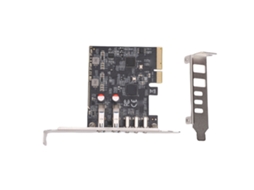 Placa De Expansão Pcie Para Usb 3.2 Gen 2 Com 5 Portas Adaptador De 10gbps Para Desktop