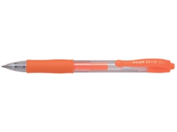 Caneta Gel PILOT G2 07 Neon Laranja Neon